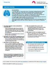 Lung Cancer – Canadian Task Force on Preventive Health Care