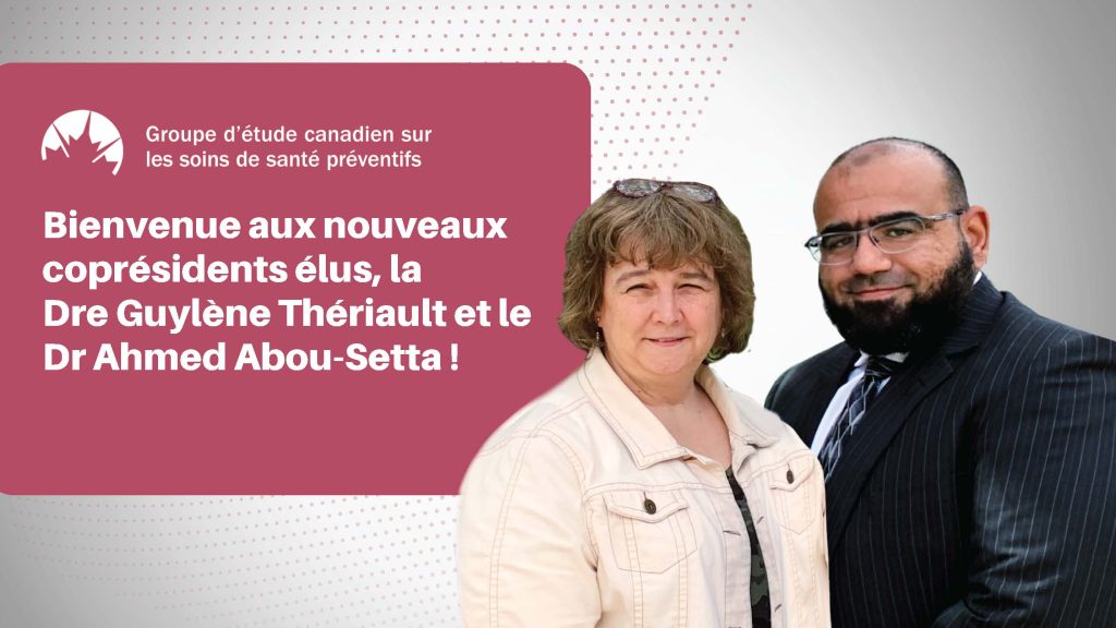 Dr Ahmed Abou-Setta et Dre Guylène Thériault