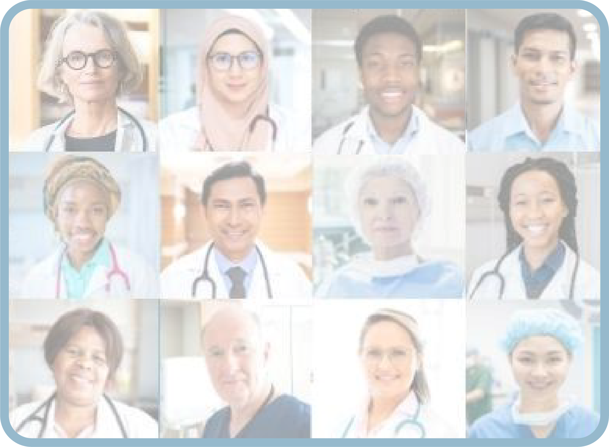 Photo collage of primary care practitioners