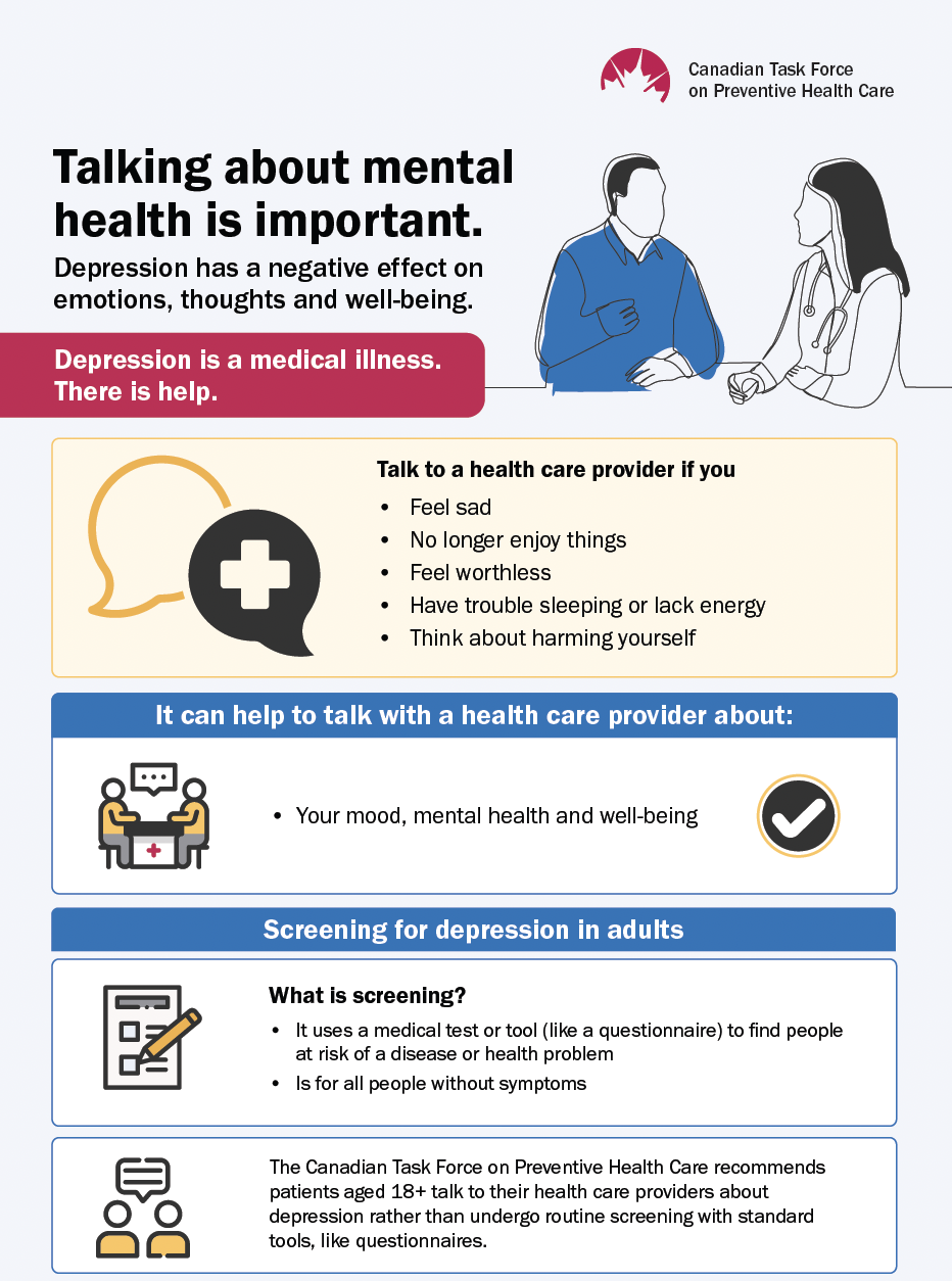 Depression in Adults (update) – Canadian Task Force on Preventive ...